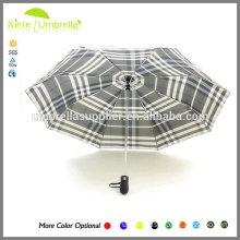 Tartan Umbrella Ultra light 42-inch Folding umbrella Single Canopy fiberglass frame umbrella